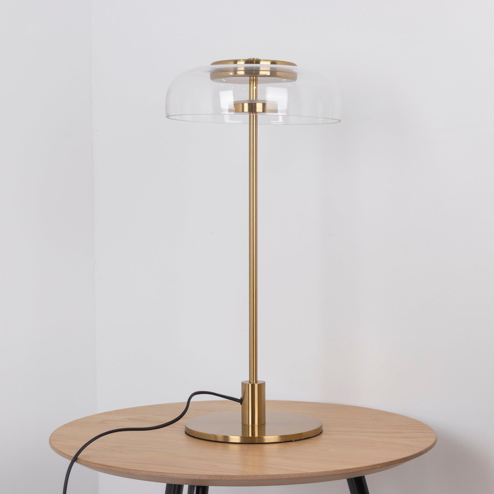 Glass Dome Table Lamp