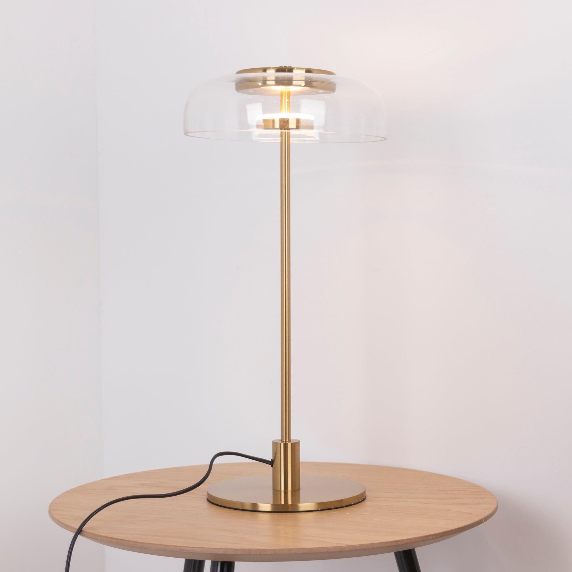 Glass Dome Table Lamp