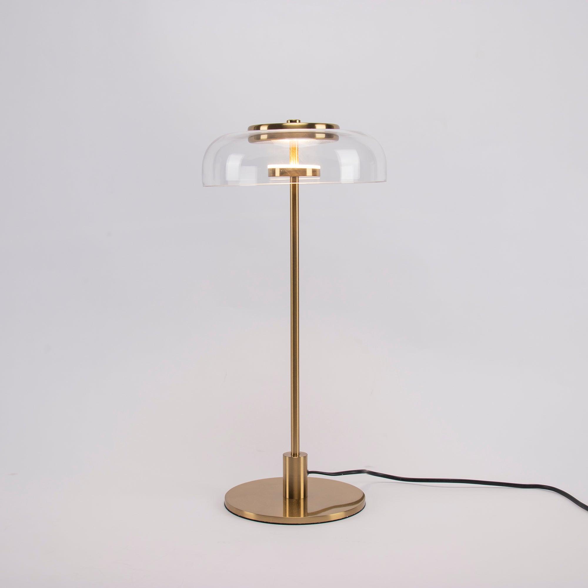 Glass Dome Table Lamp