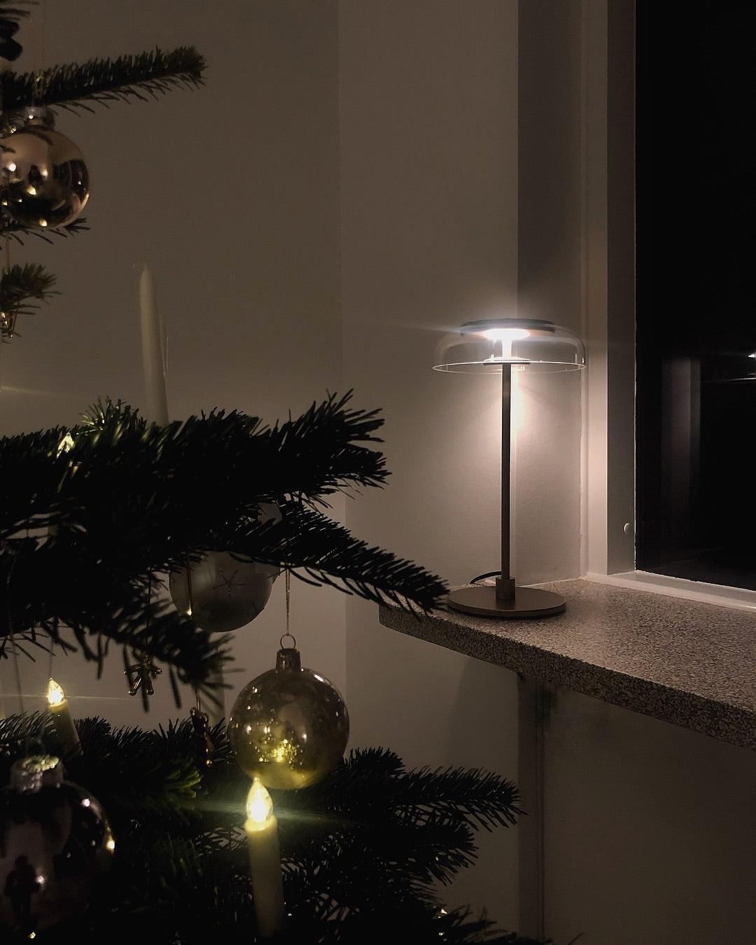 Glass Dome Table Lamp