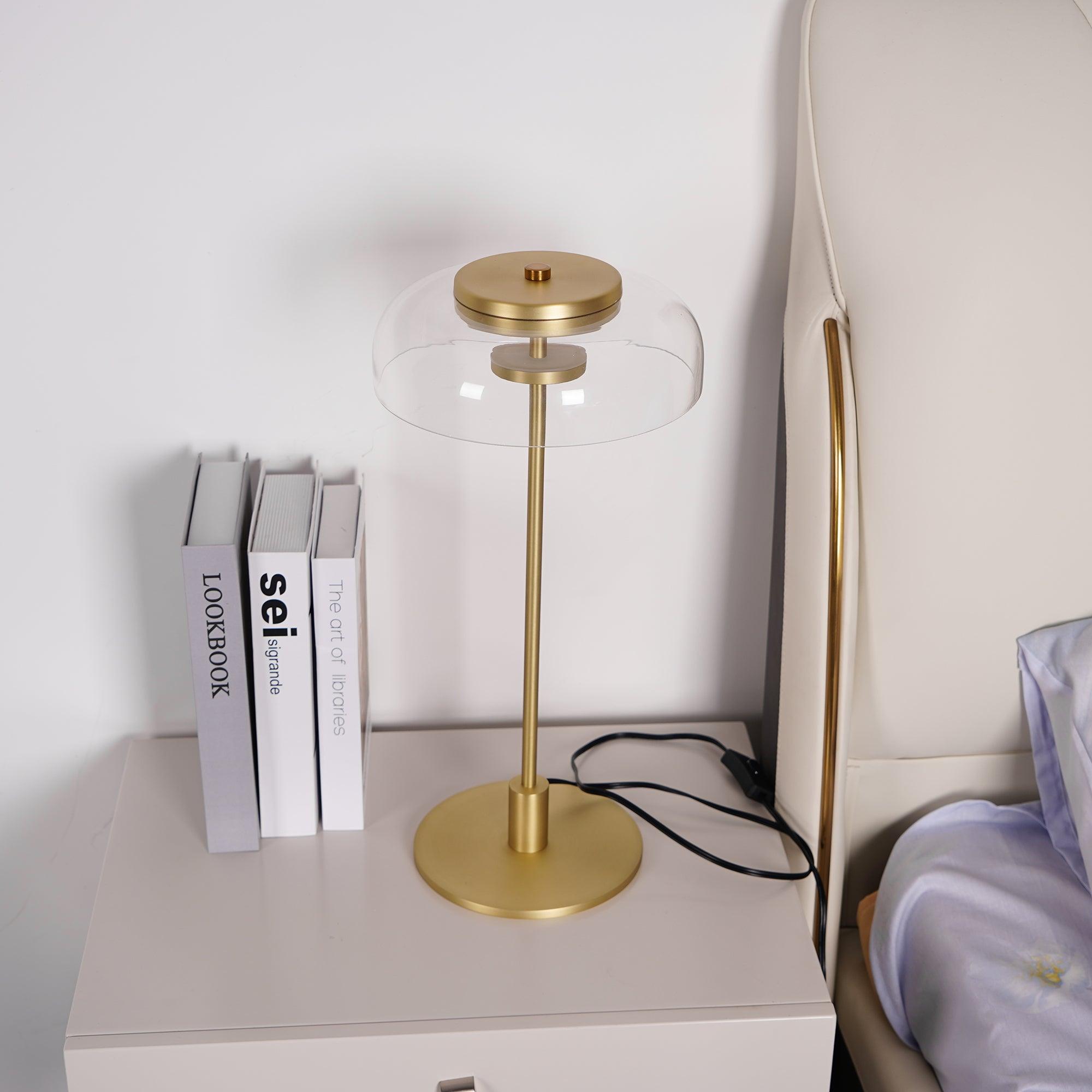 Glass Dome Table Lamp