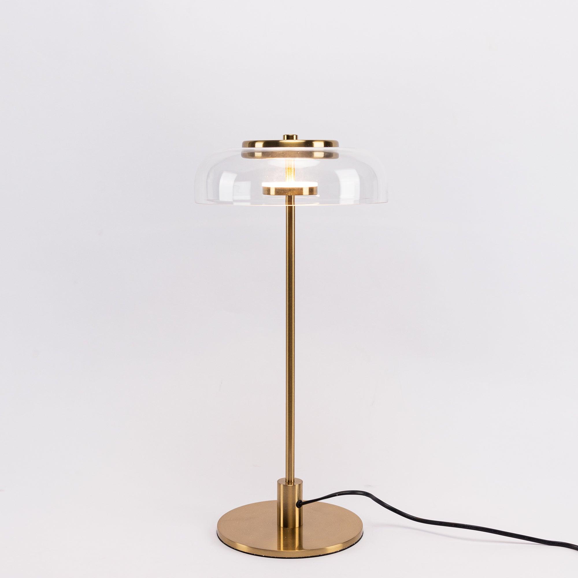 Glass Dome Table Lamp