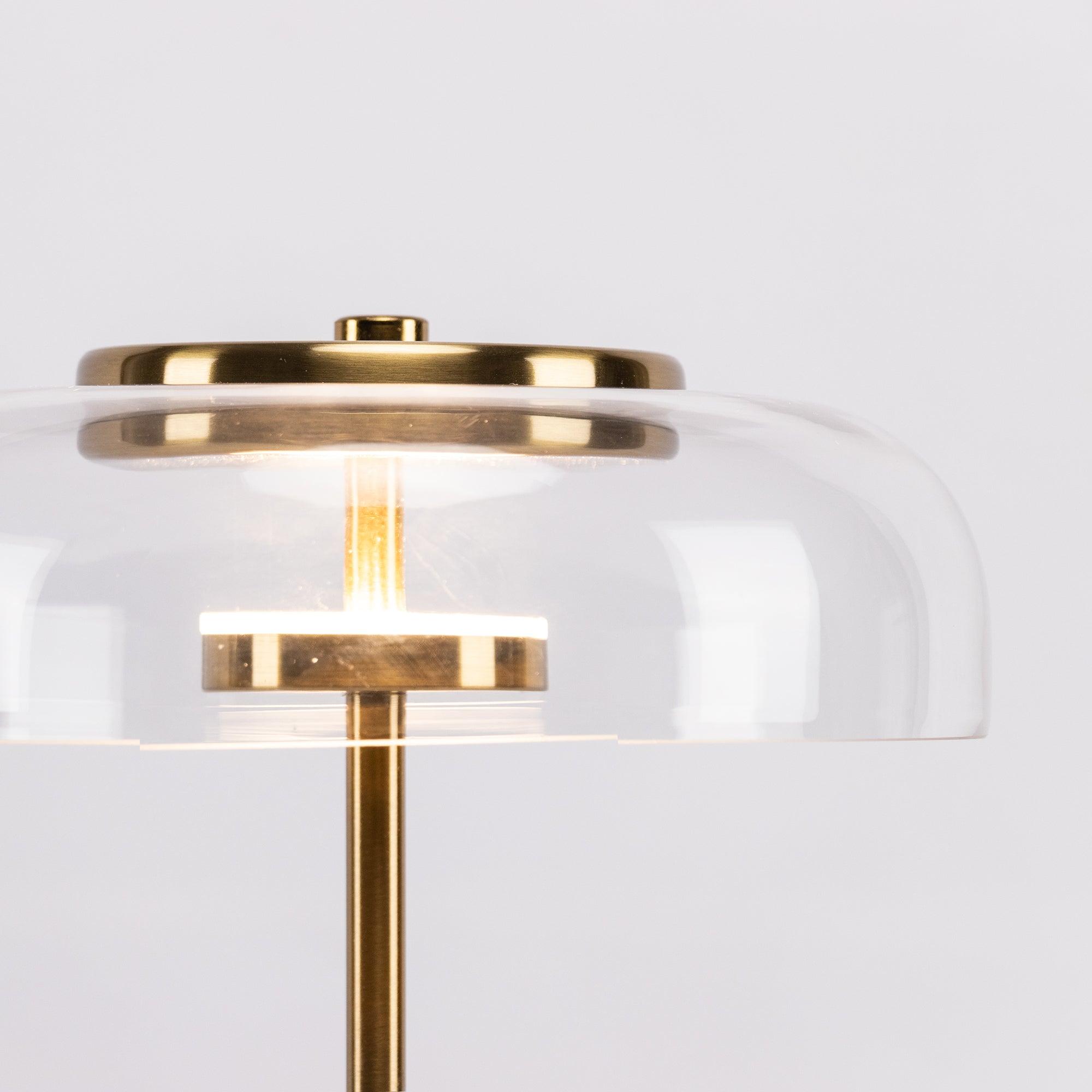 Glass Dome Table Lamp