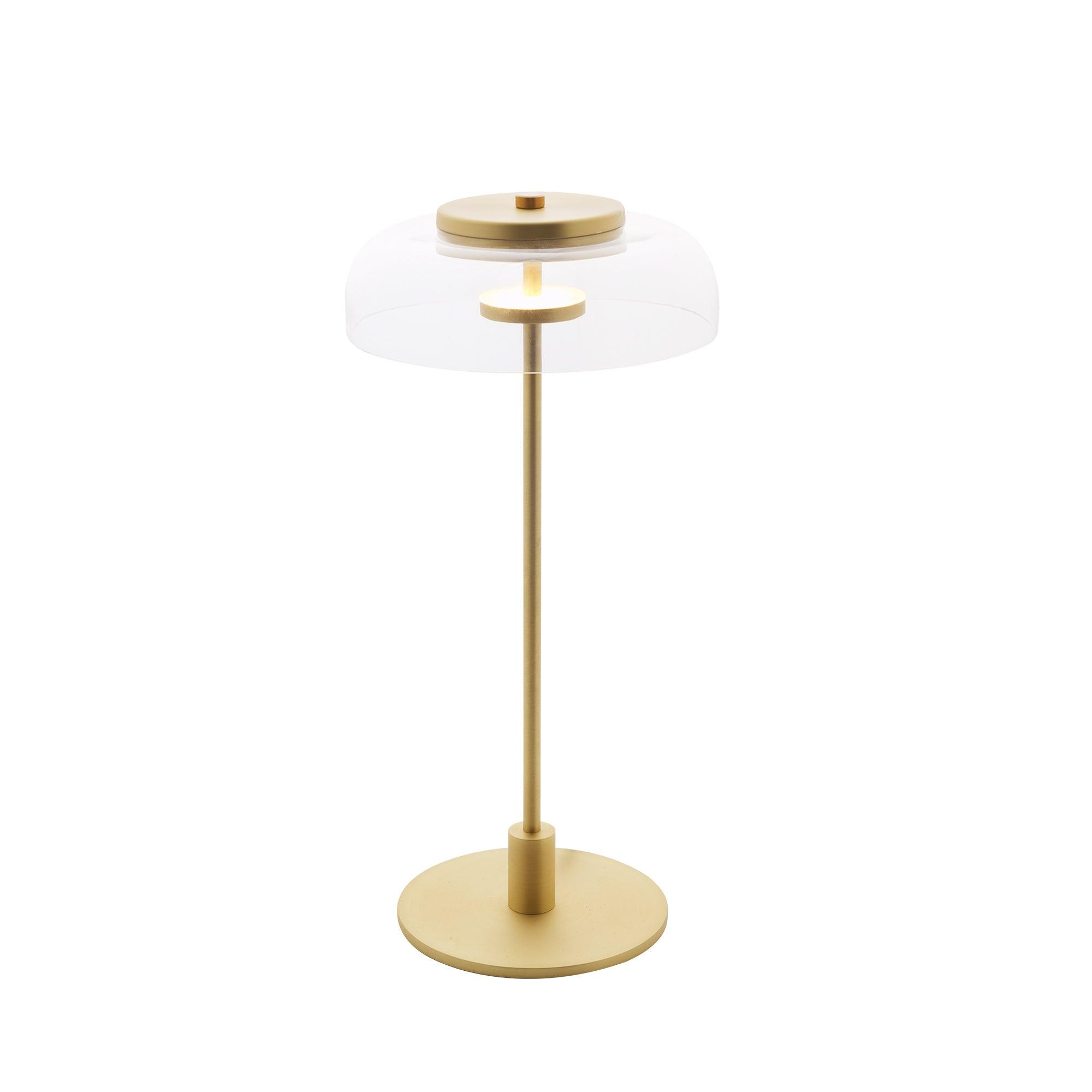 Glass Dome Table Lamp