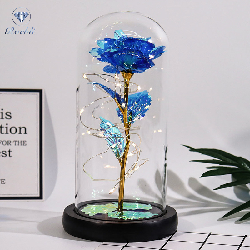 reserved Rose in Glass Dome Display