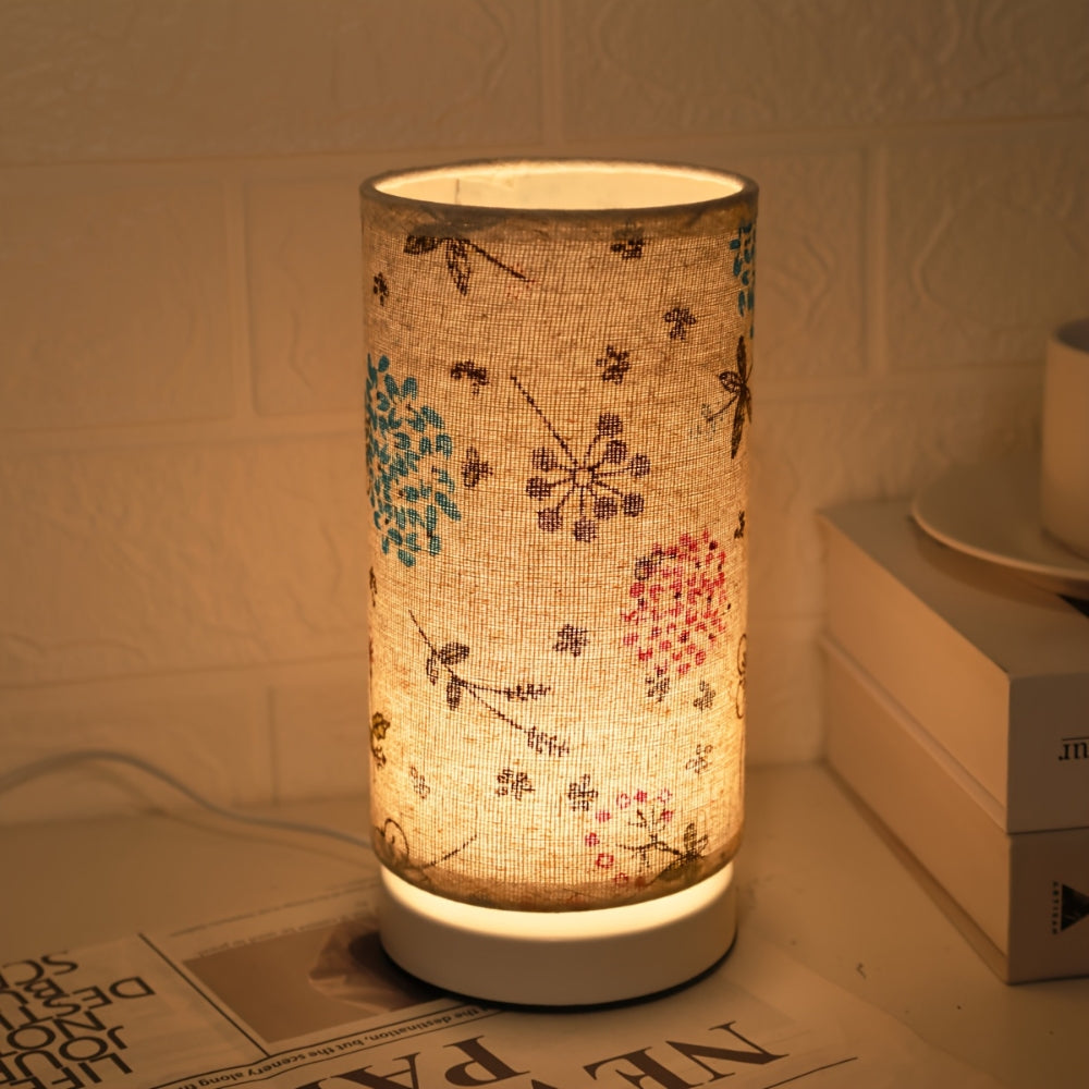 Botanical Print Fabric Table Lamp