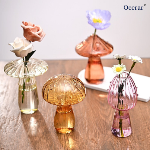 Crystal Mushroom Vase