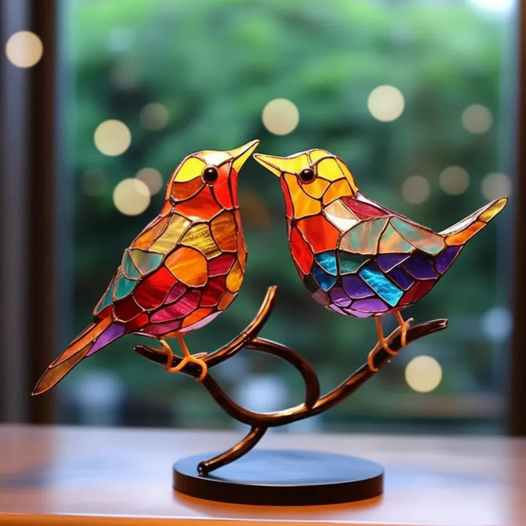 Prism Bird Window Sculpture