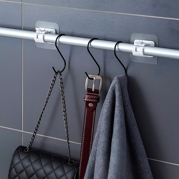 Clip-On Anti-Slip Wall Storage Hook