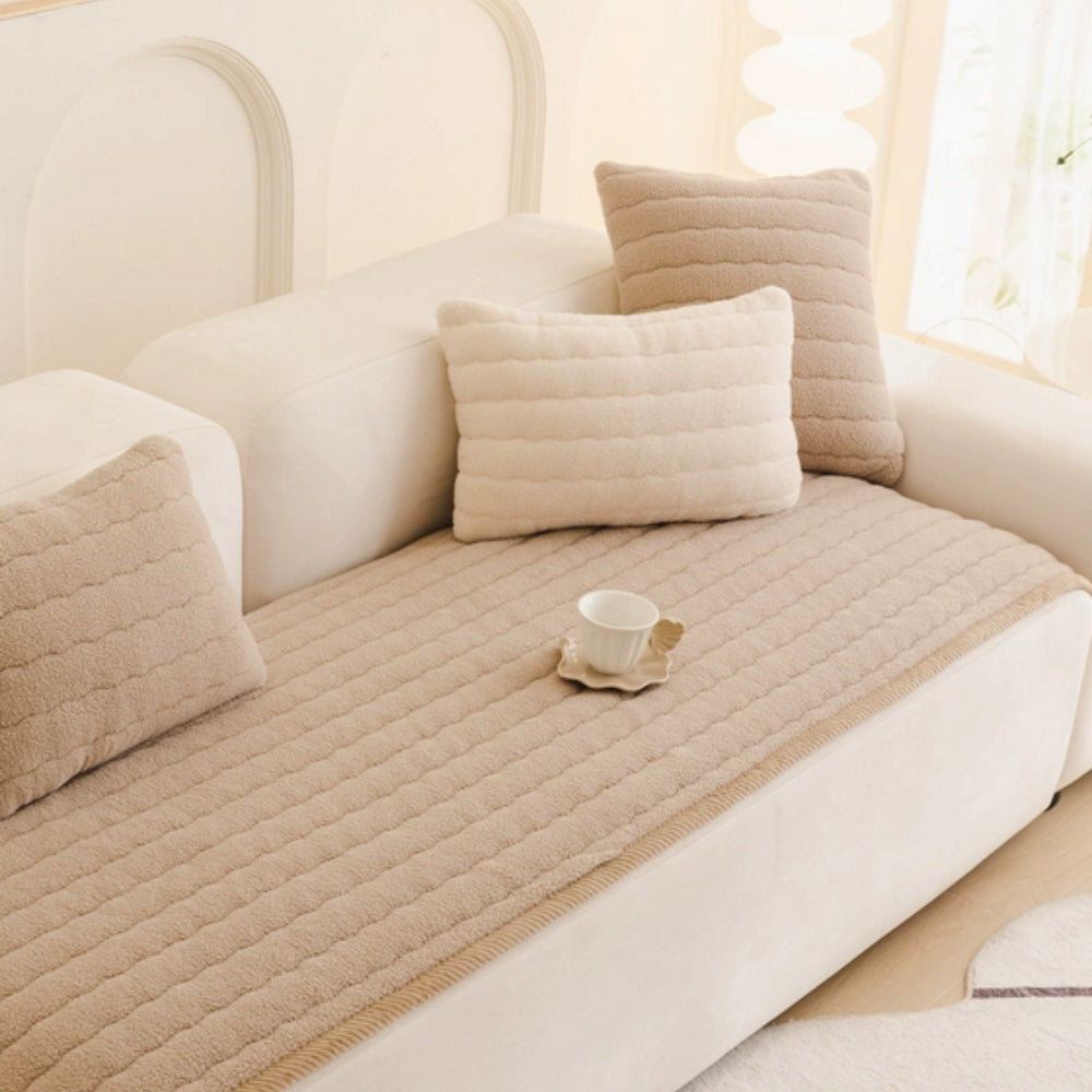 Plush Protective Sofa Cover