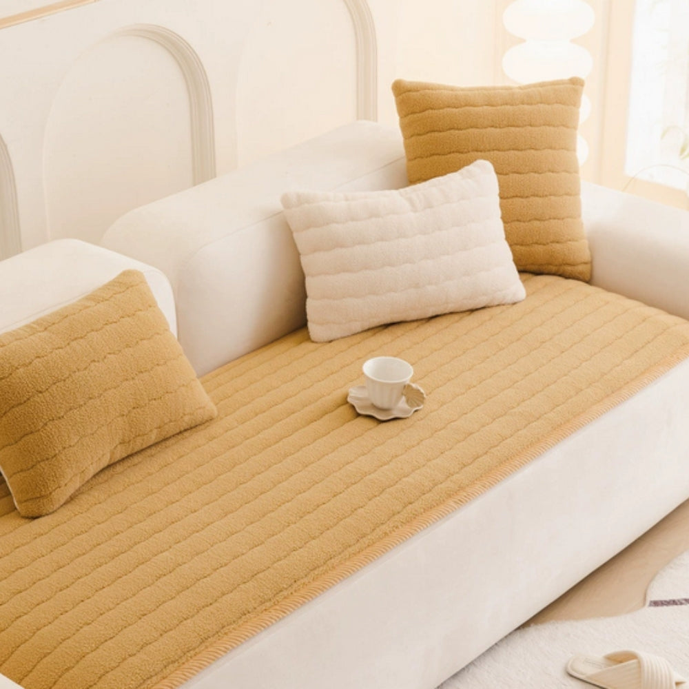 Plush Protective Sofa Cover