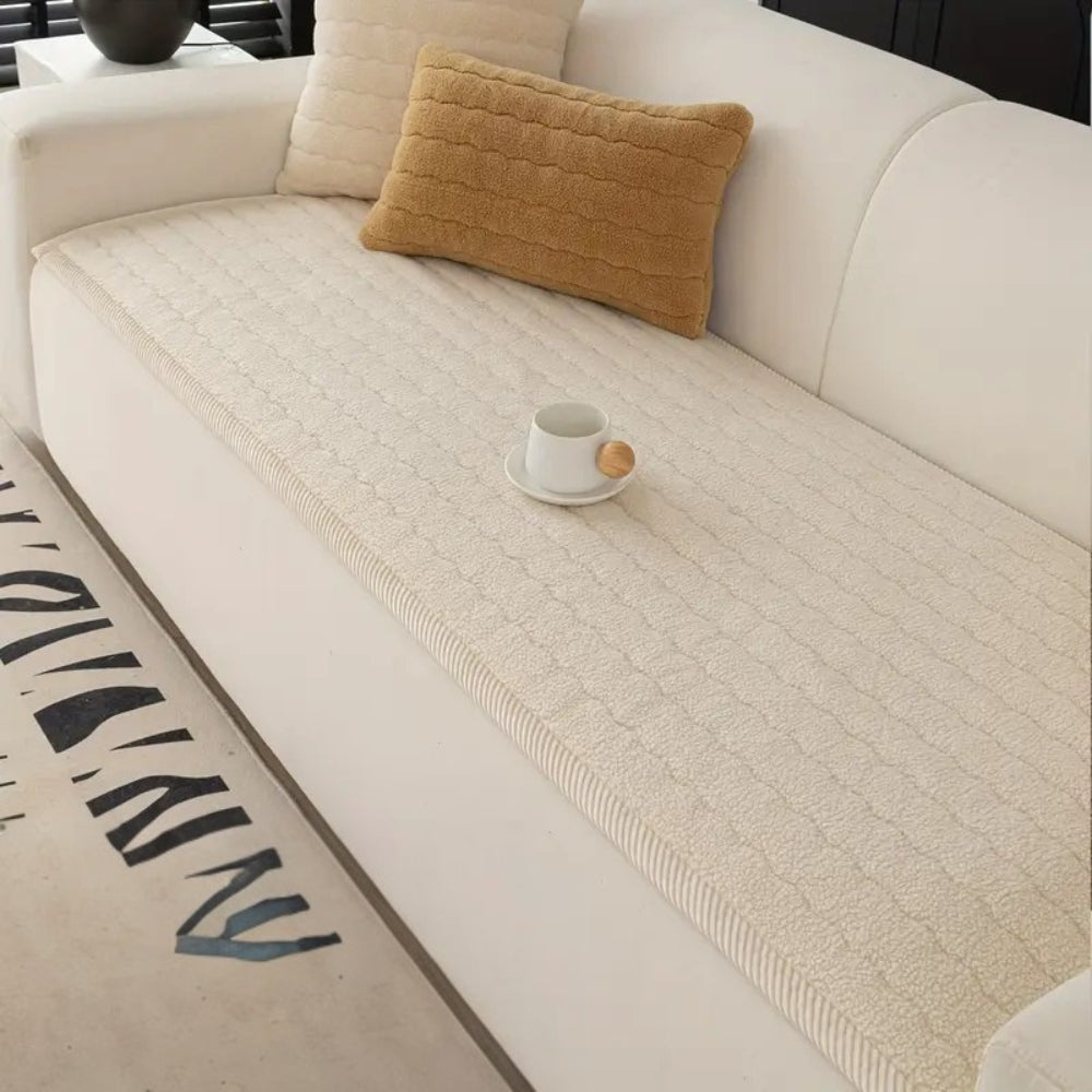 Plush Protective Sofa Cover
