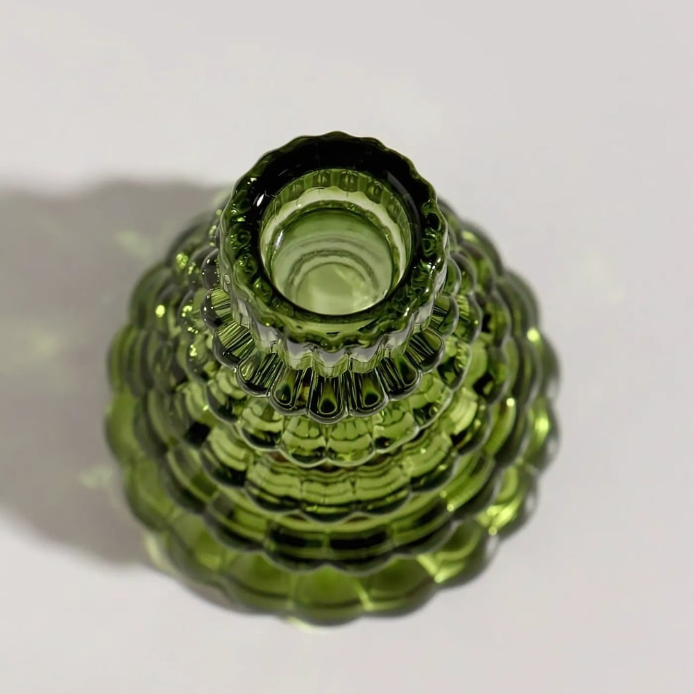 Glass Candle Holder Set