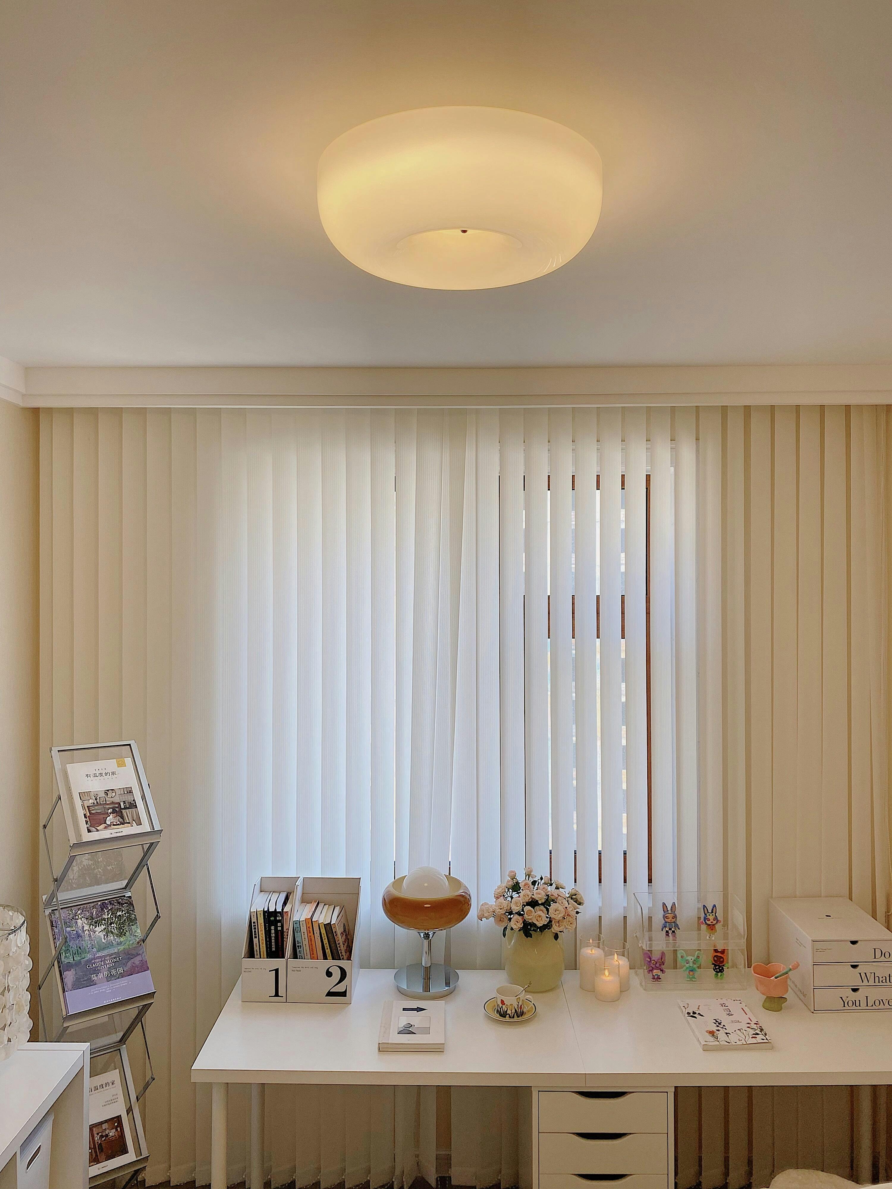Glass Pudding Ceiling Light
