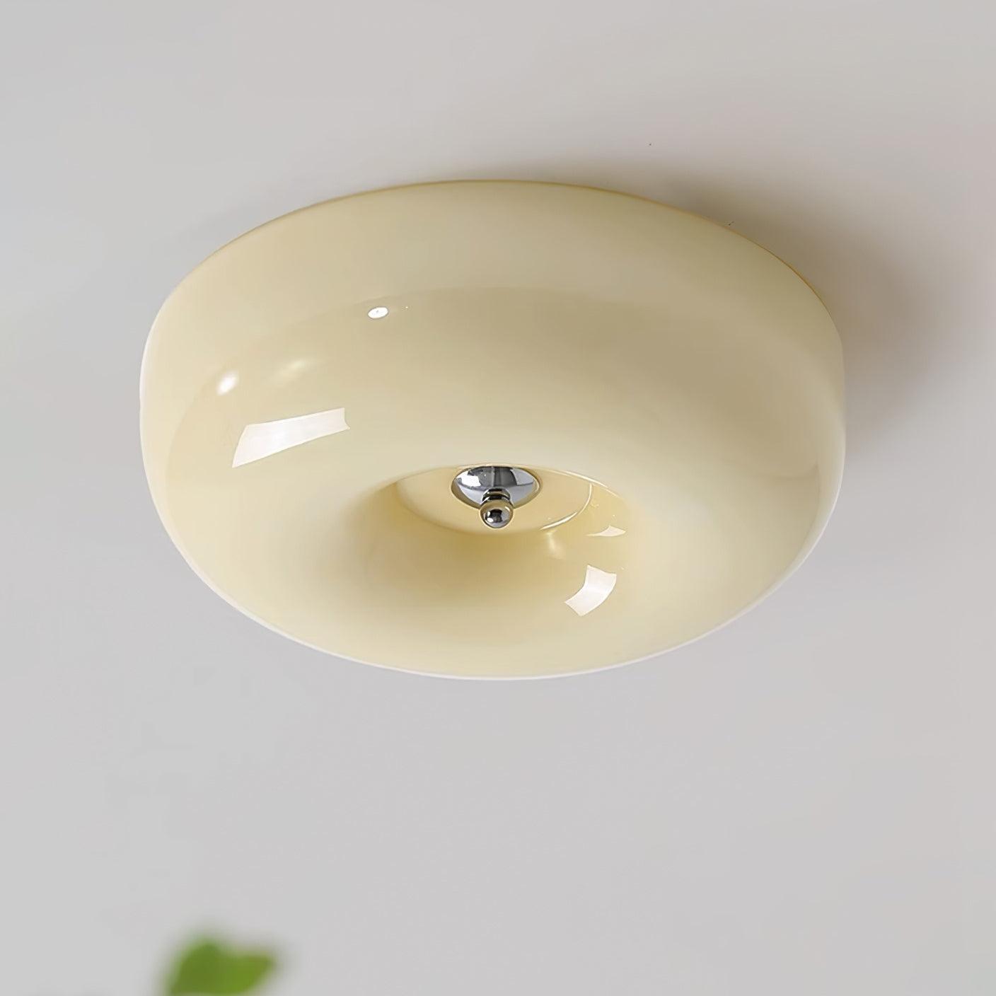 Glass Pudding Ceiling Light