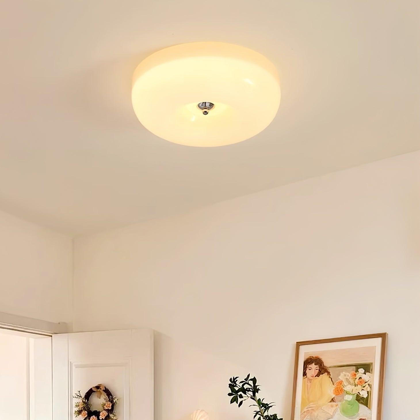 Glass Pudding Ceiling Light