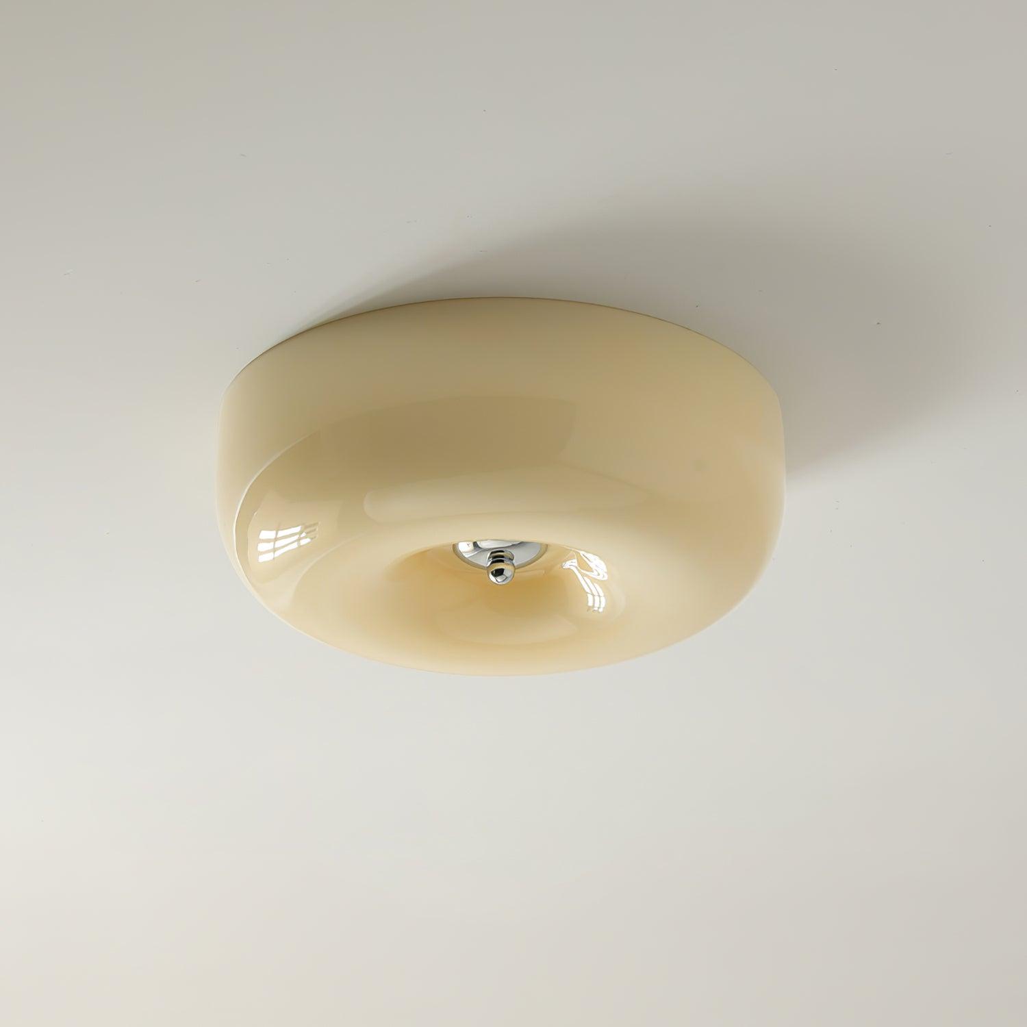 Glass Pudding Ceiling Light
