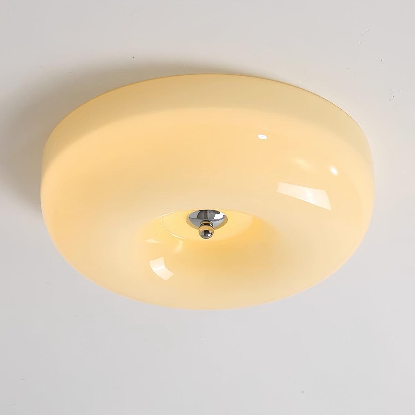 Glass Pudding Ceiling Light