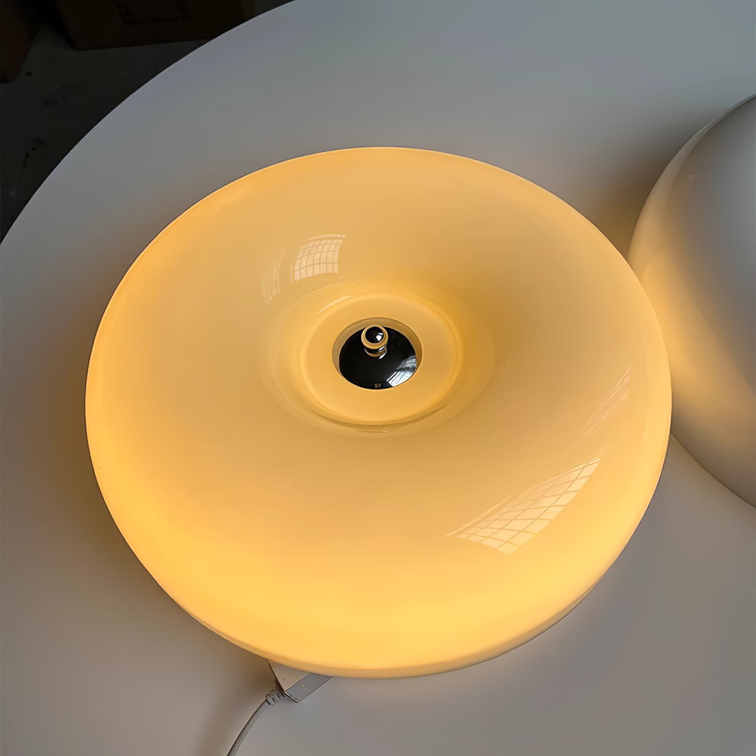 Glass Pudding Ceiling Light