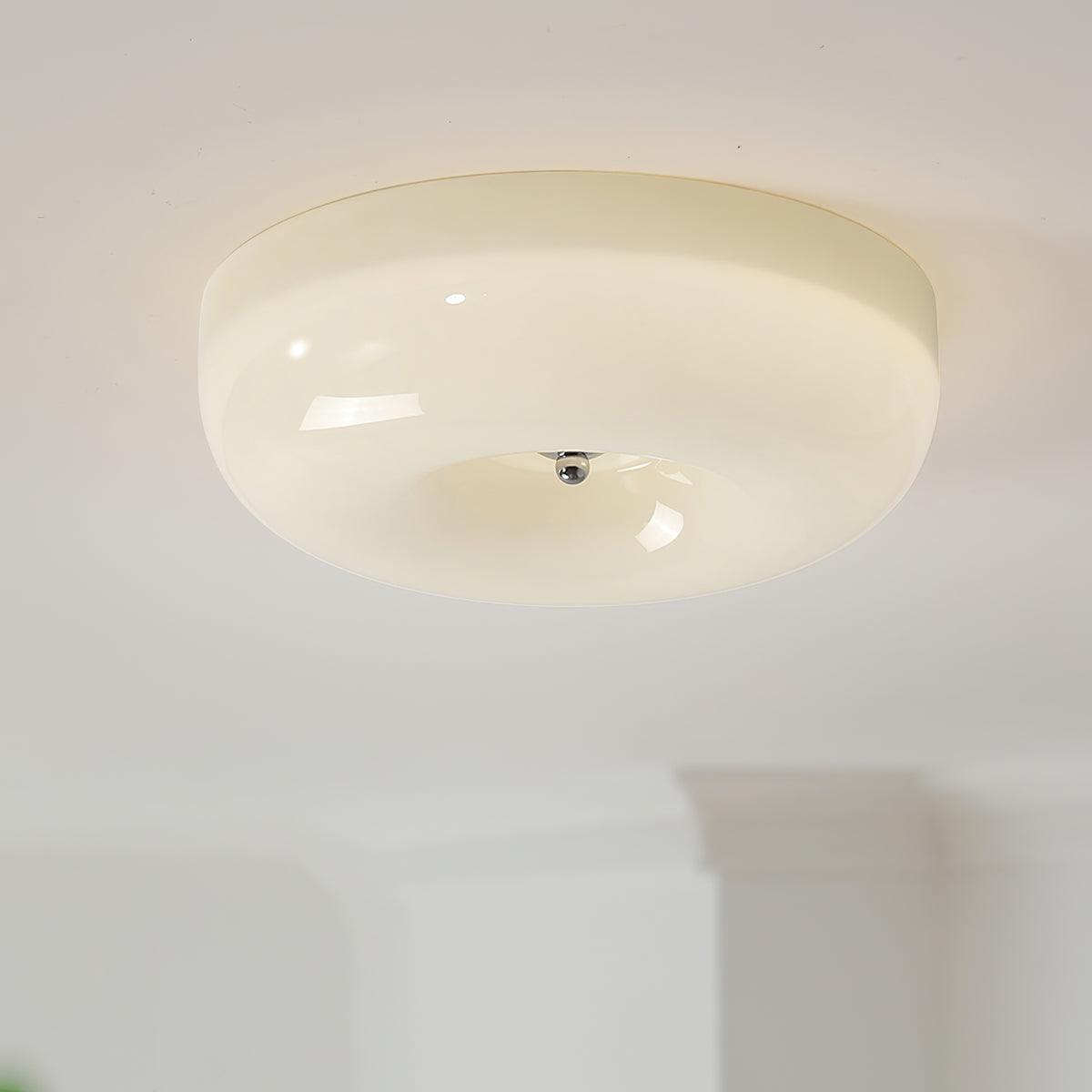 Glass Pudding Ceiling Light