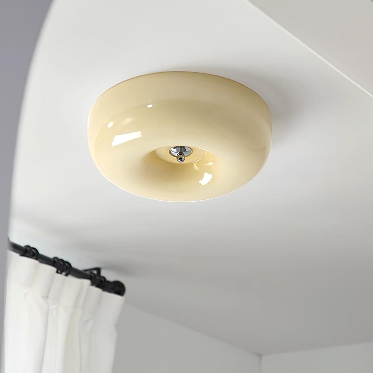 Glass Pudding Ceiling Light
