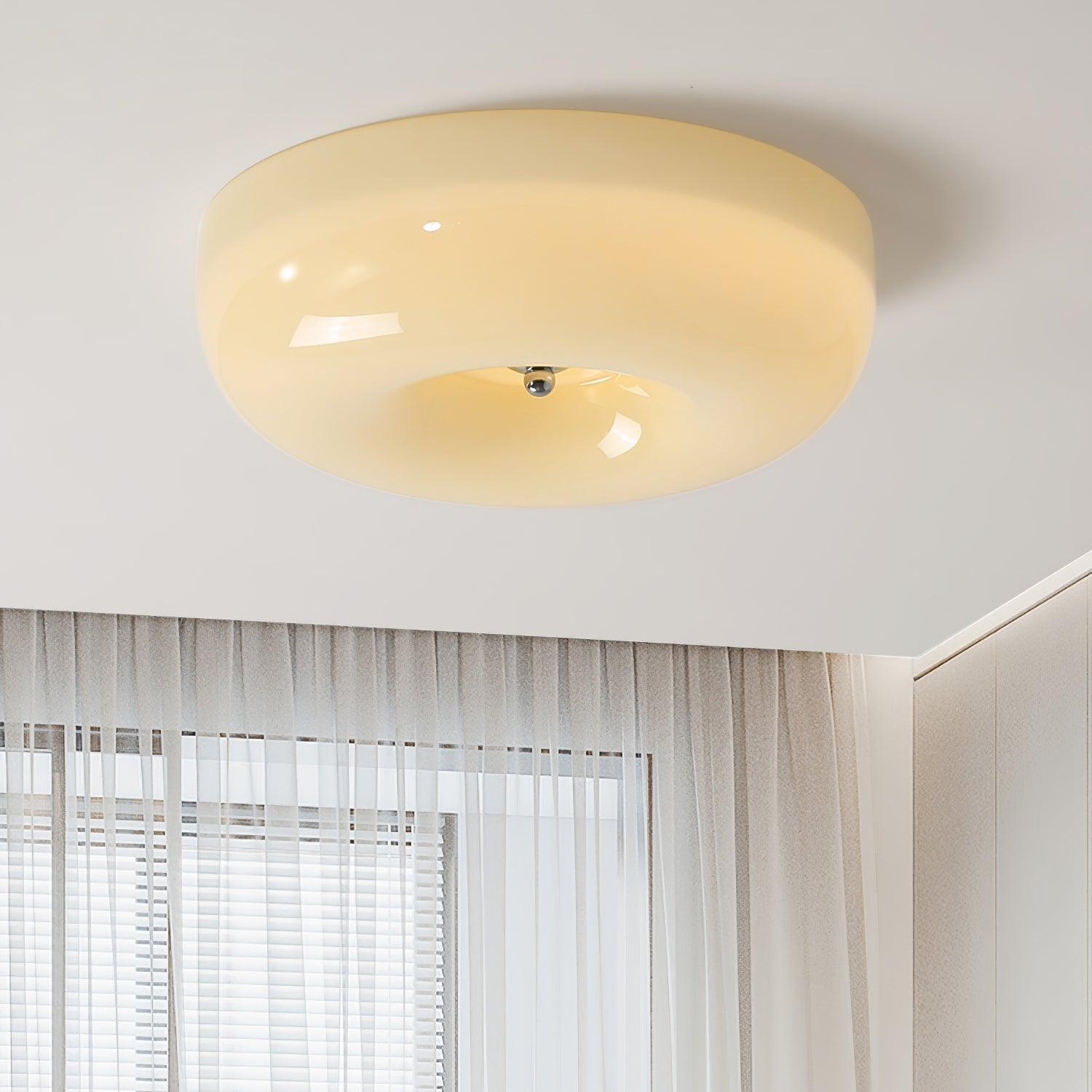 Glass Pudding Ceiling Light