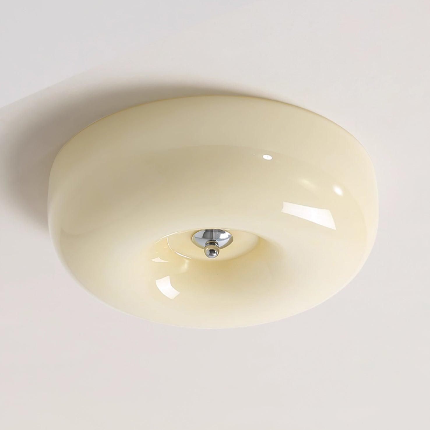 Glass Pudding Ceiling Light