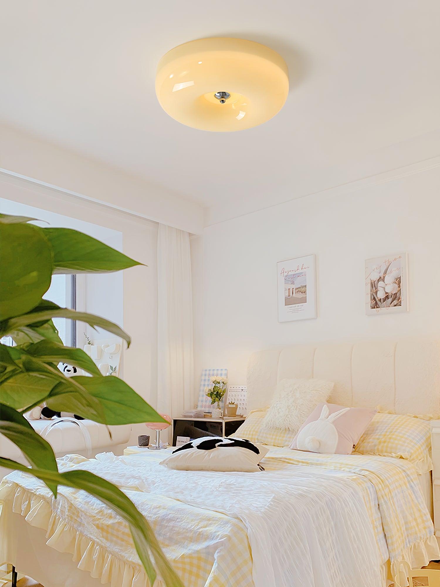 Glass Pudding Ceiling Light