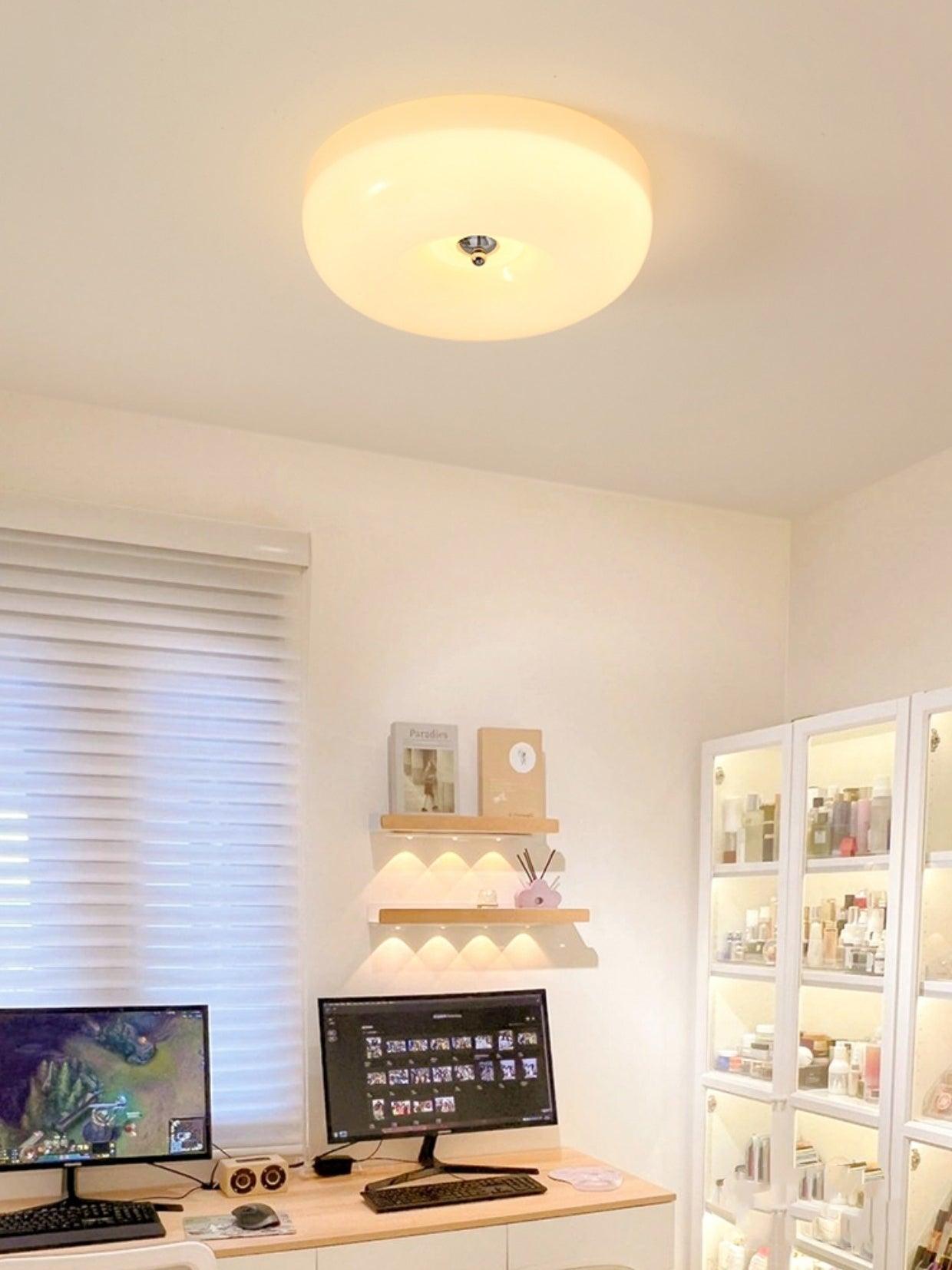 Glass Pudding Ceiling Light