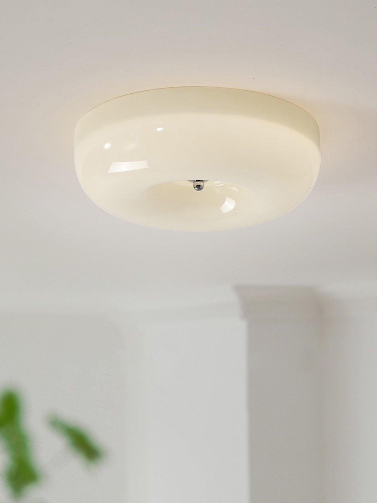 Glass Pudding Ceiling Light