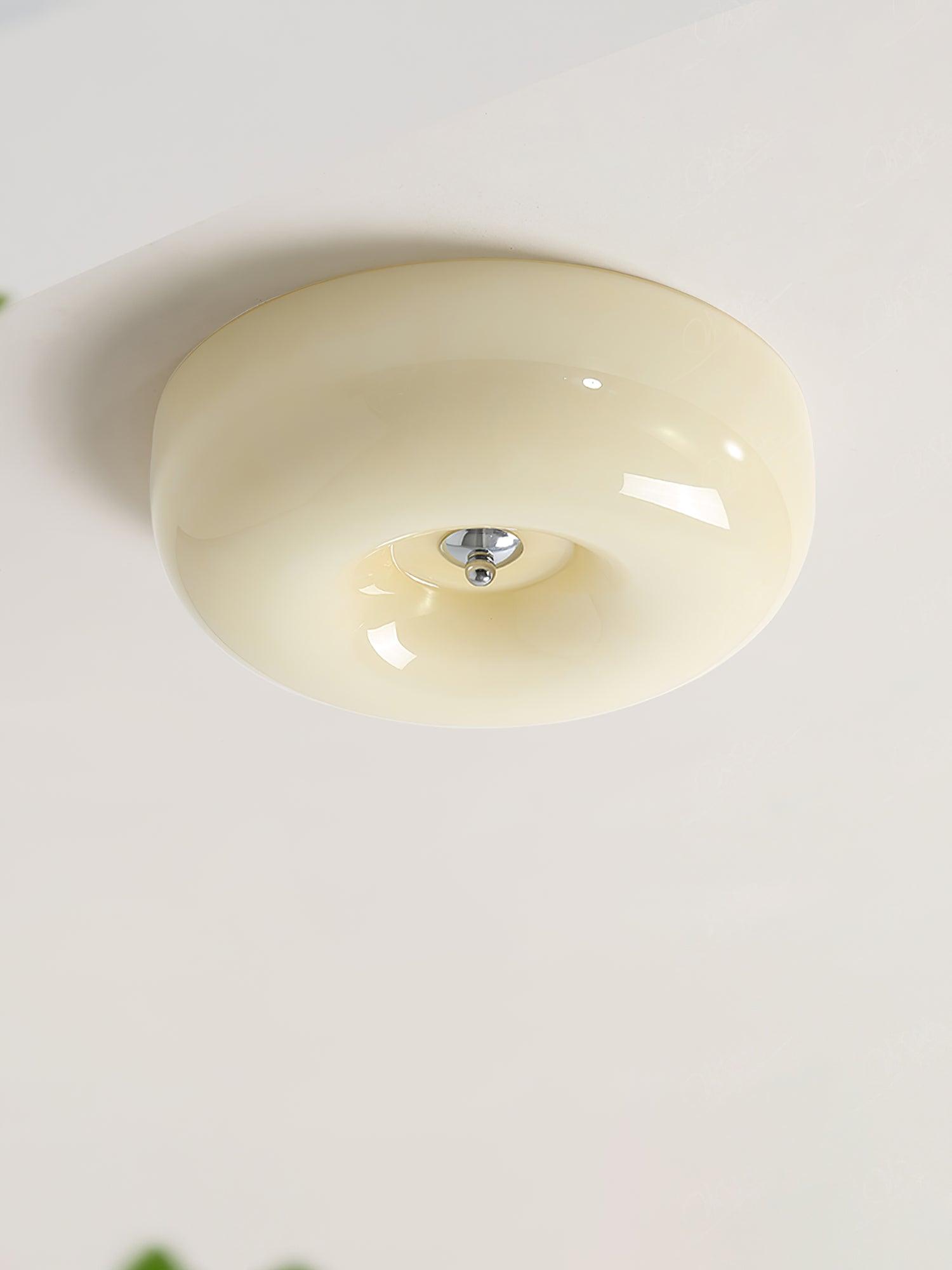 Glass Pudding Ceiling Light