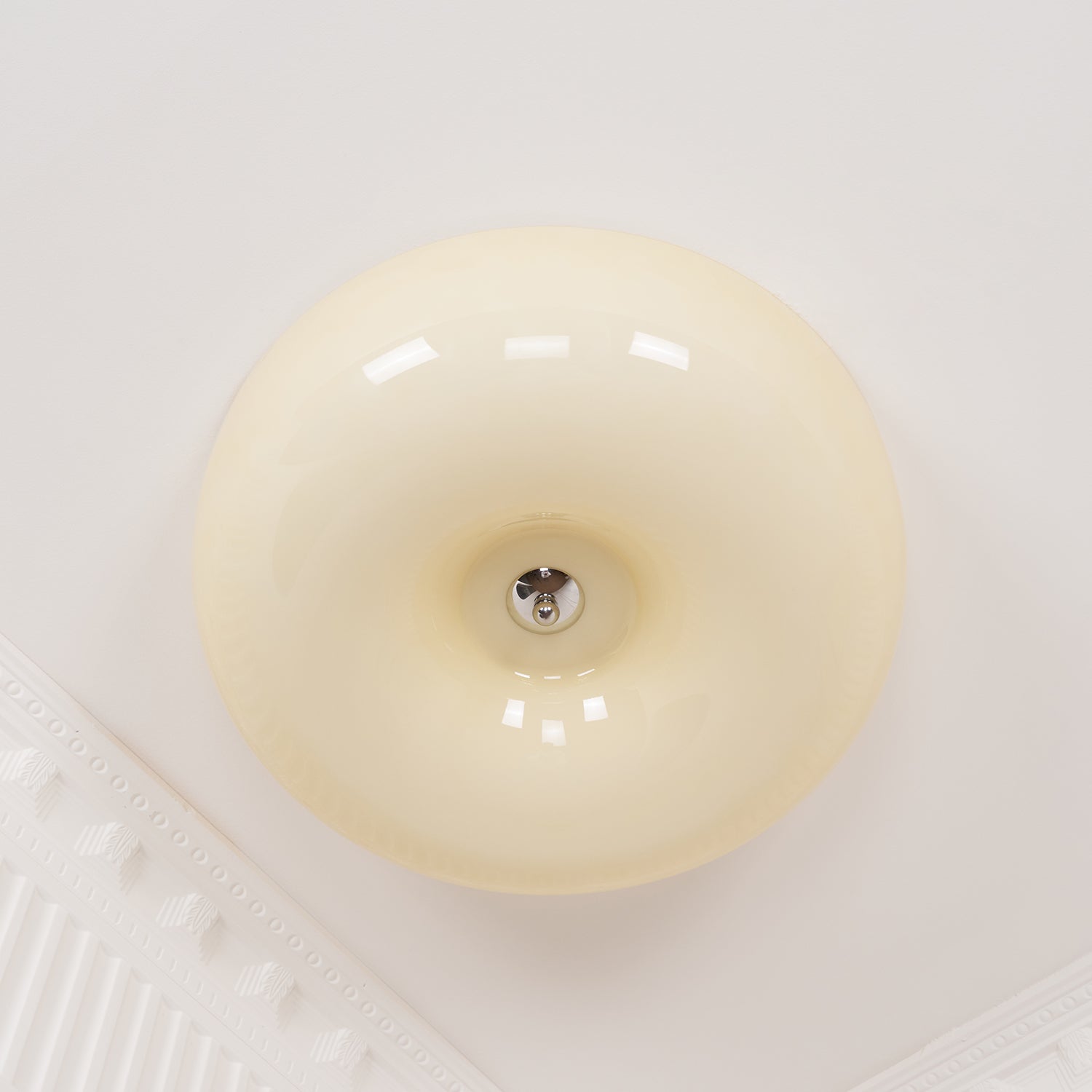 Glass Pudding Ceiling Light