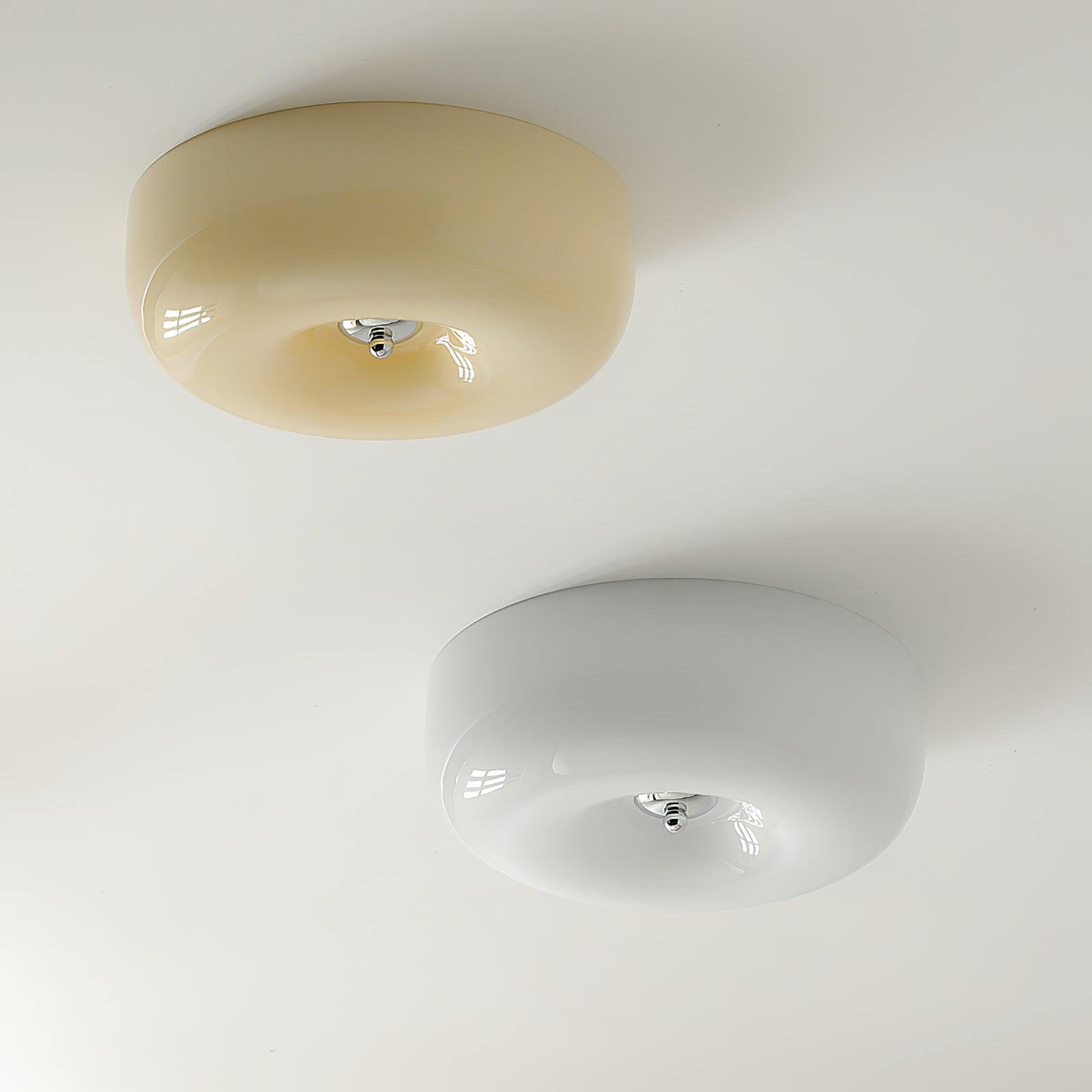 Glass Pudding Ceiling Light