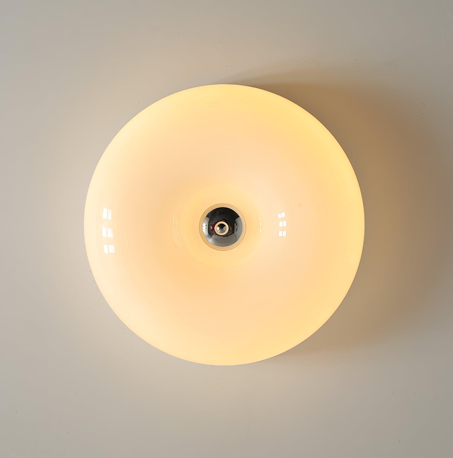 Glass Pudding Ceiling Light