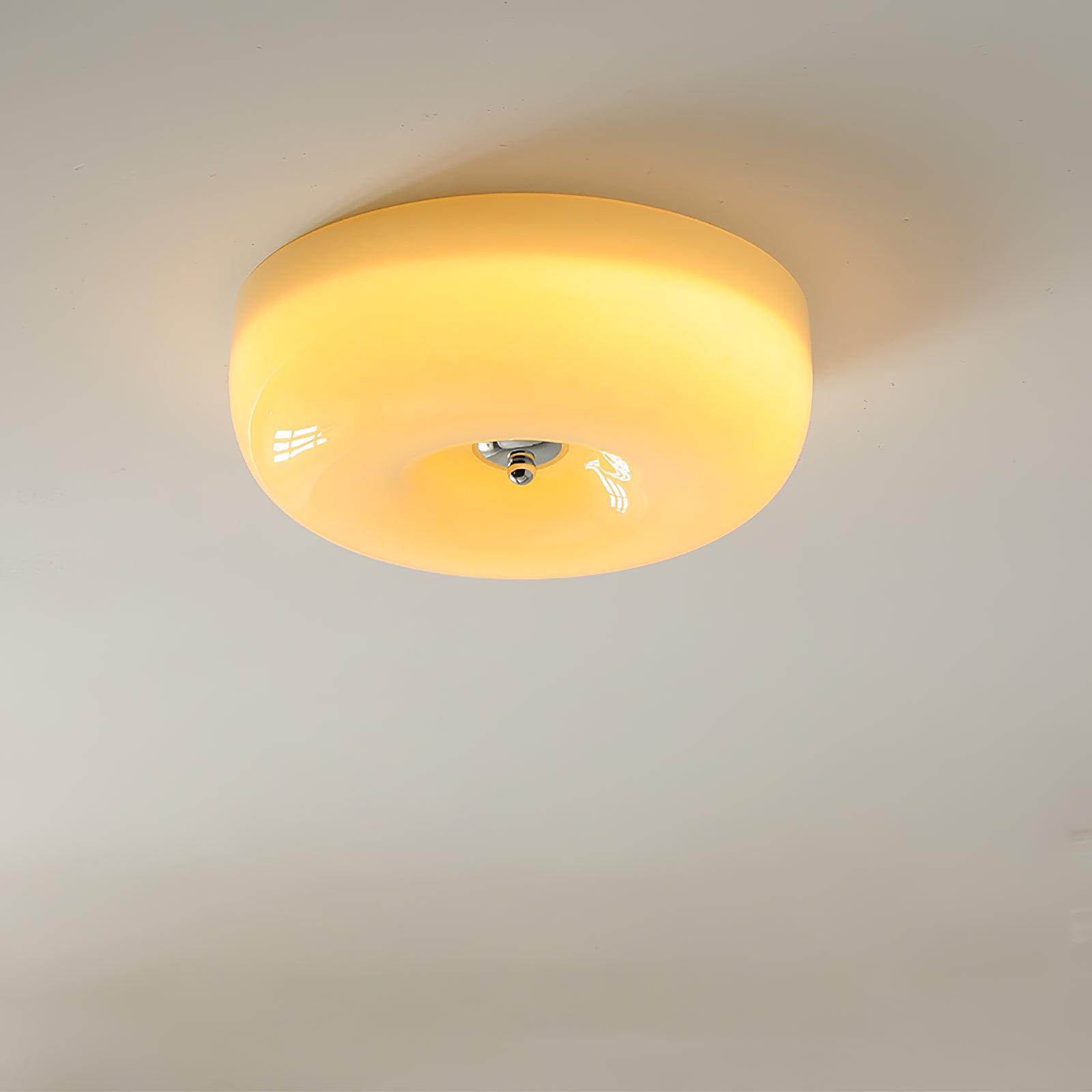 Glass Pudding Ceiling Light