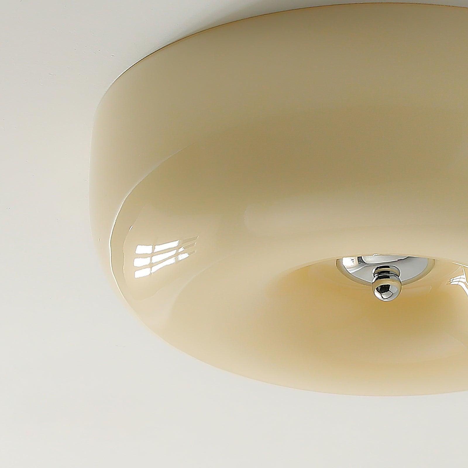 Glass Pudding Ceiling Light