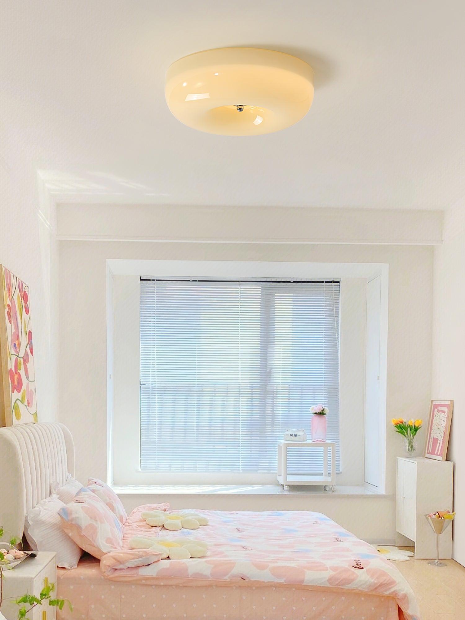 Glass Pudding Ceiling Light