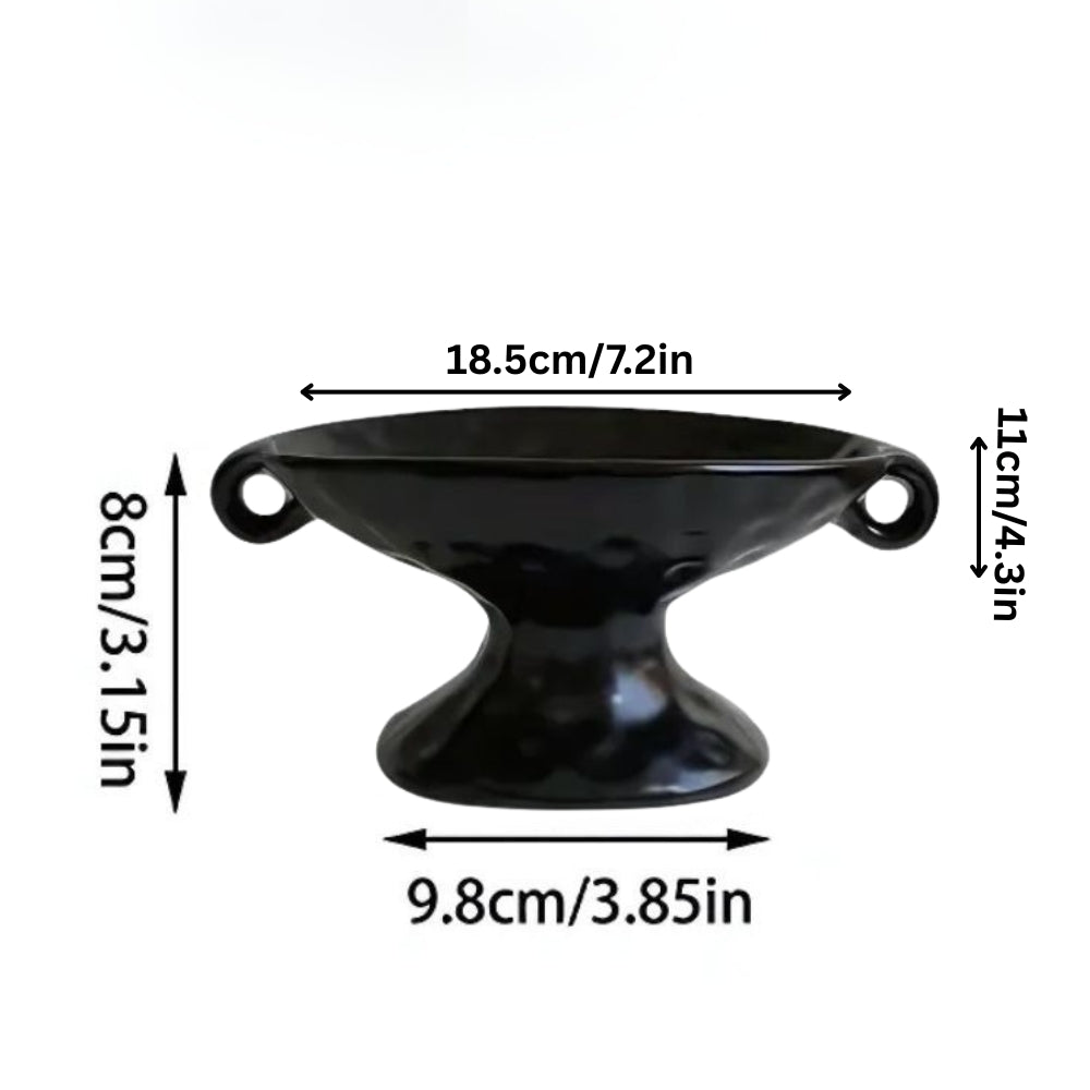 Handled Oval Catchall Tray