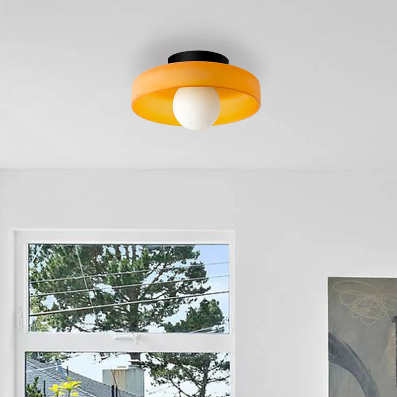 Round Flush Ceiling Light