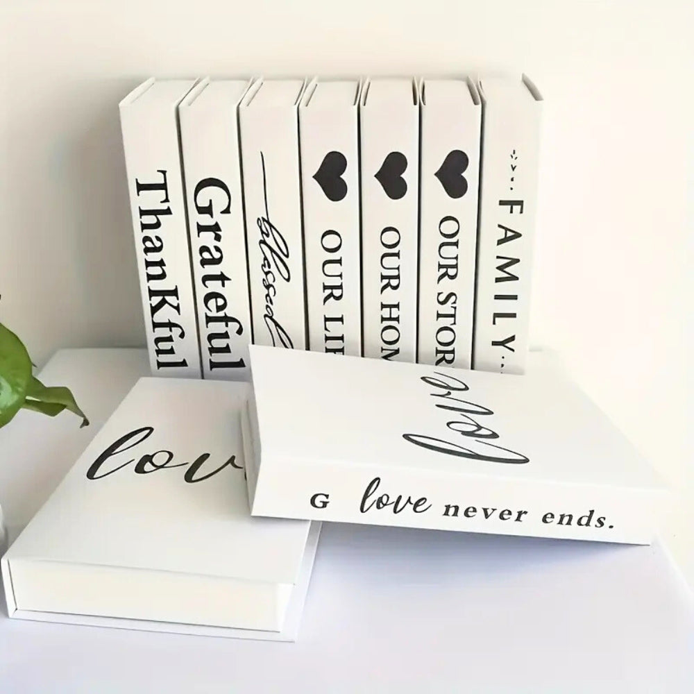 Inspirational Book Stack Decor