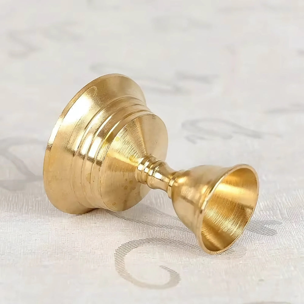 Pedestal Copper Cup Candle Holder