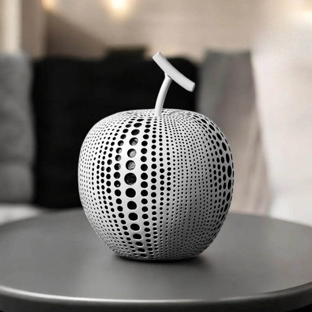 Dot Pattern Apple Sculpture