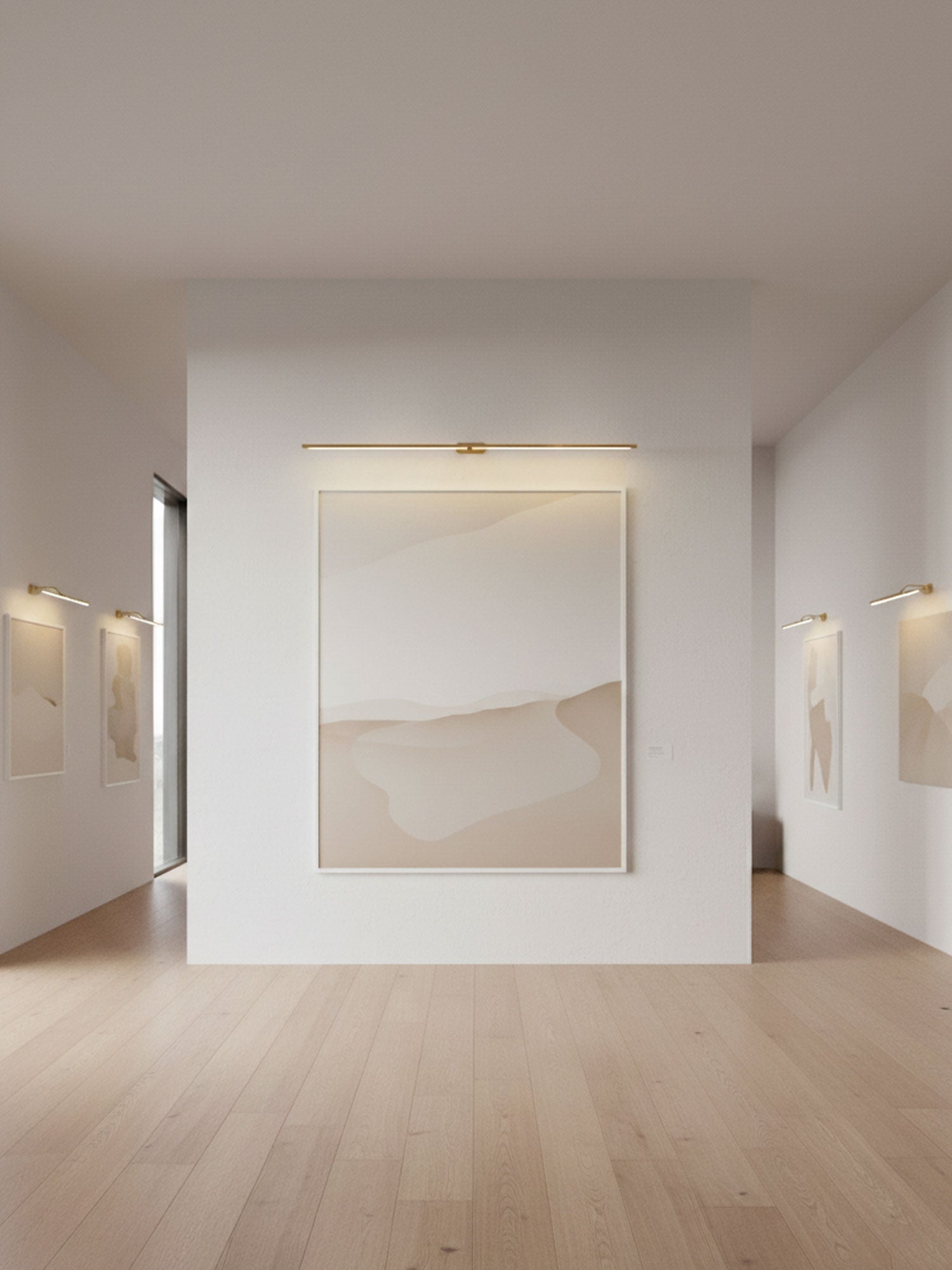 Minimalist Linear Rechargeable Wall Lamp