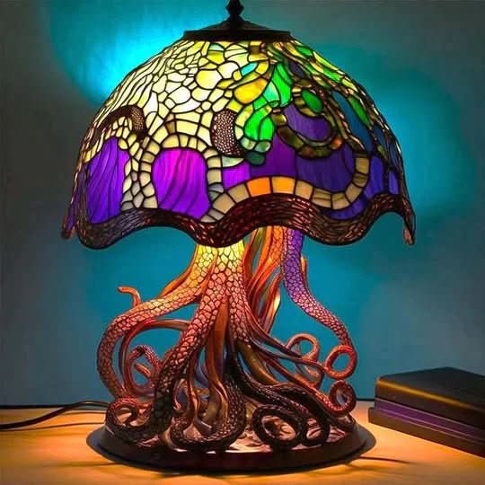 Mosaic Glass Table Lamp