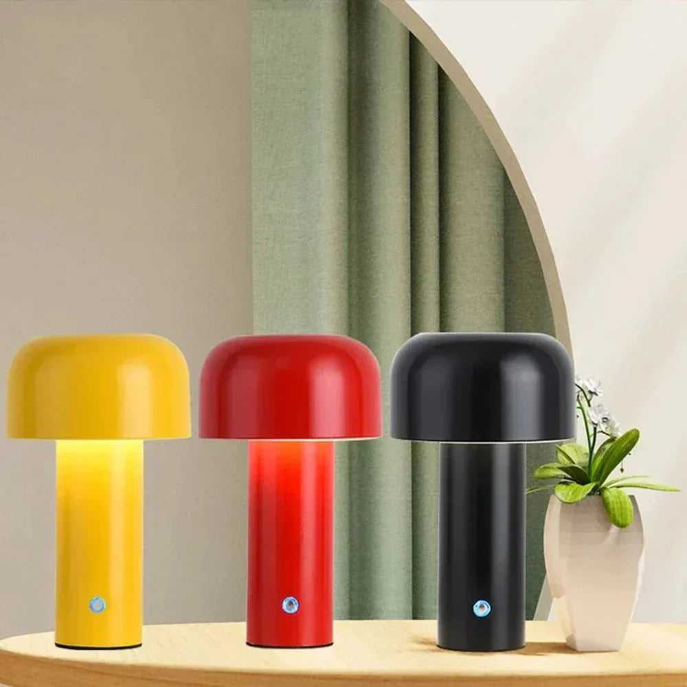 Cordless Mushroom Table Lamp
