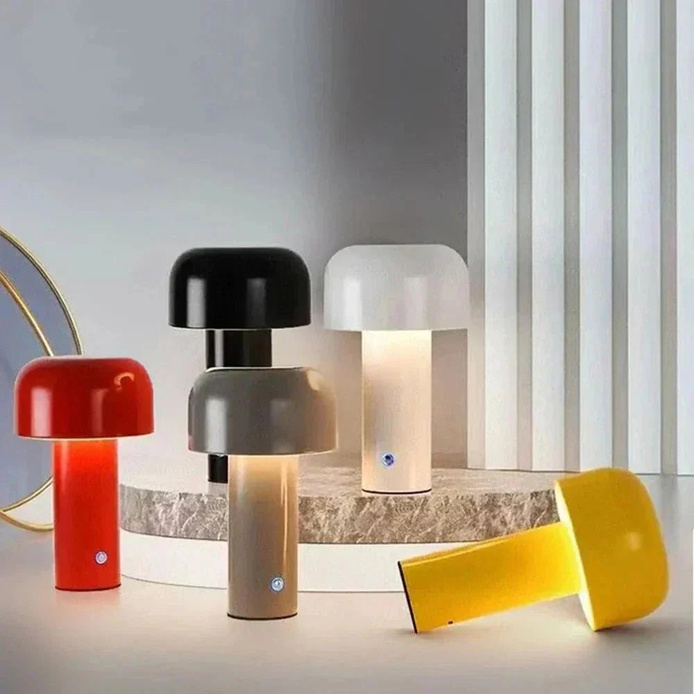 Cordless Mushroom Table Lamp