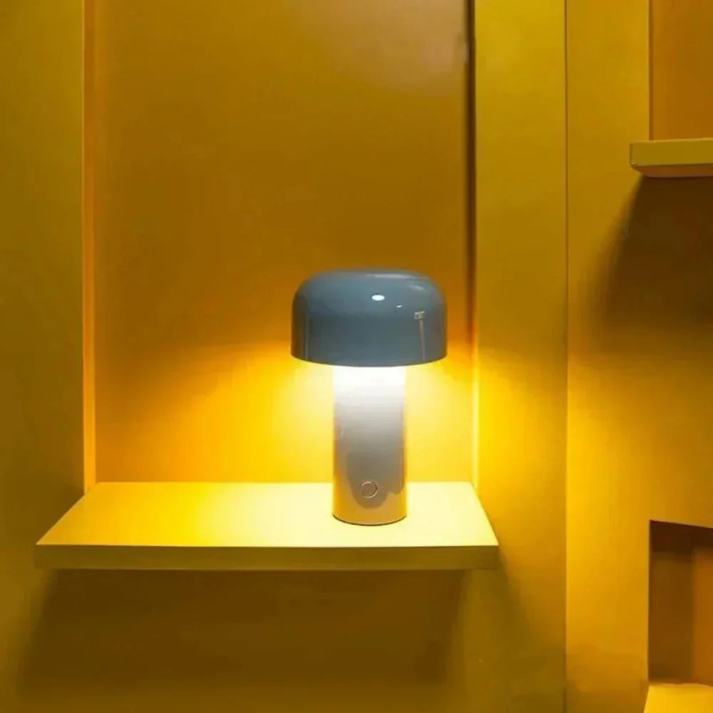 Cordless Mushroom Table Lamp