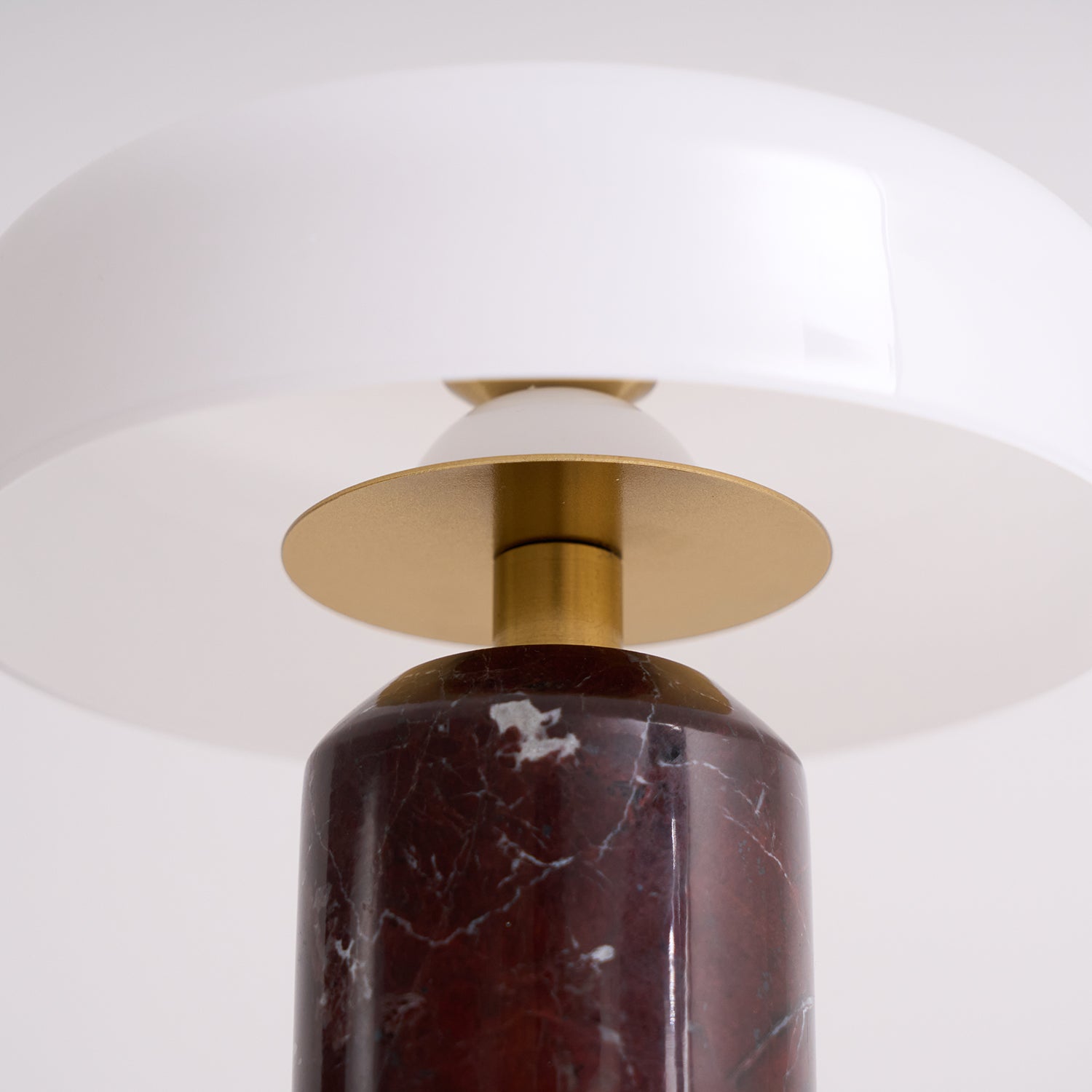 Marble Column Table Lamp