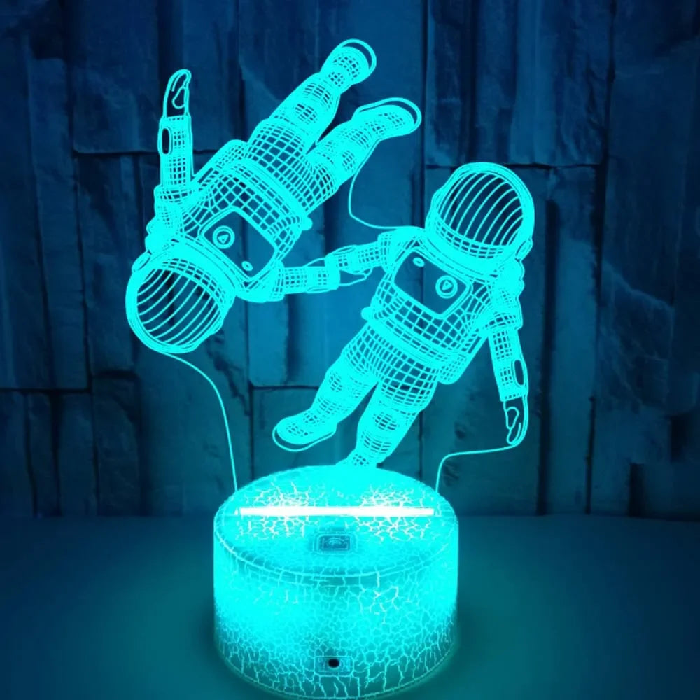 3D LED Astronaut Night Light