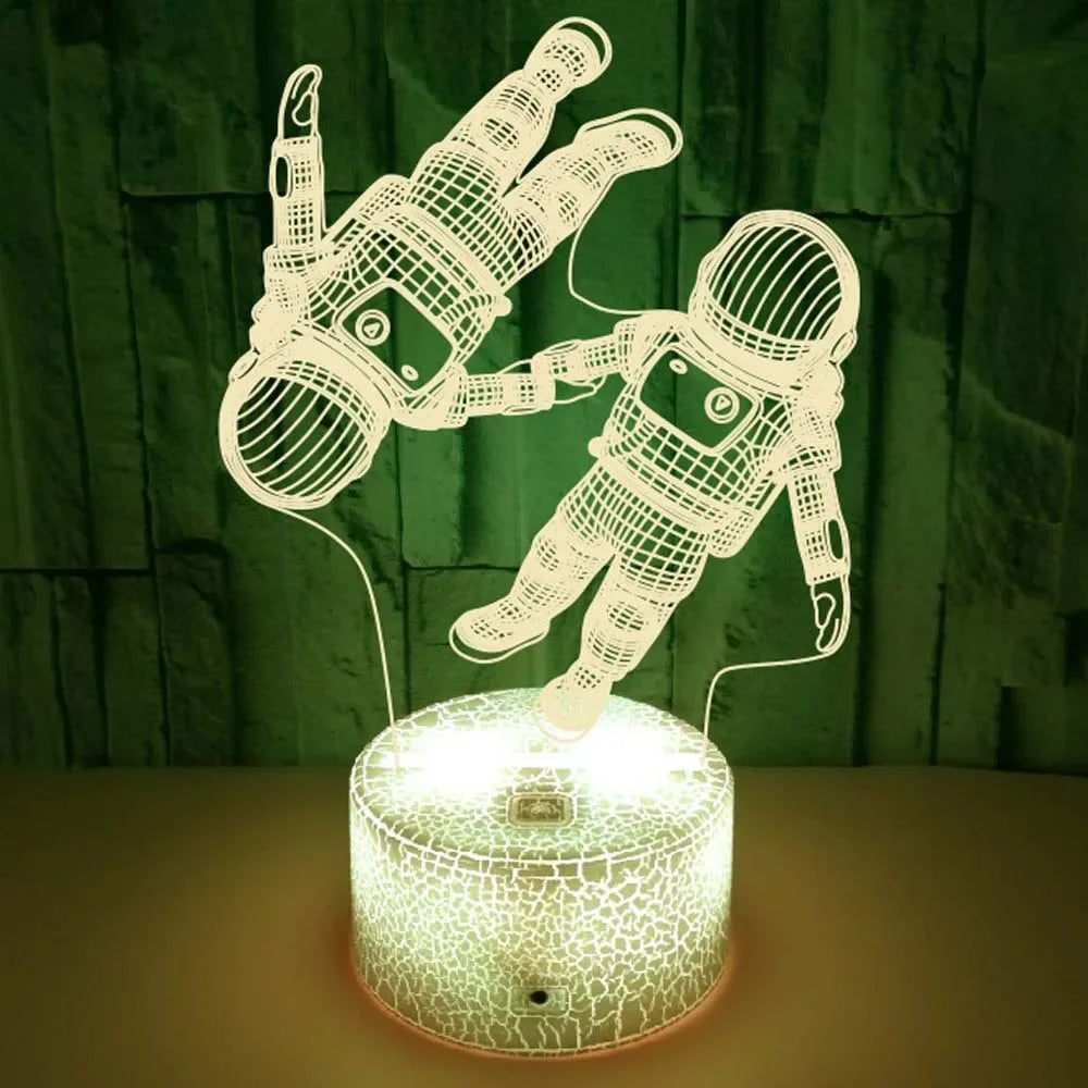3D LED Astronaut Night Light